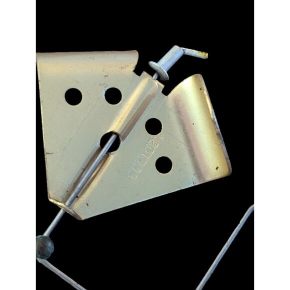 Vintage Fishing Lure Gold Yellow Spinner Spoon Single Hook Tackle Bait 4.5 inch - Picture 4 of 5